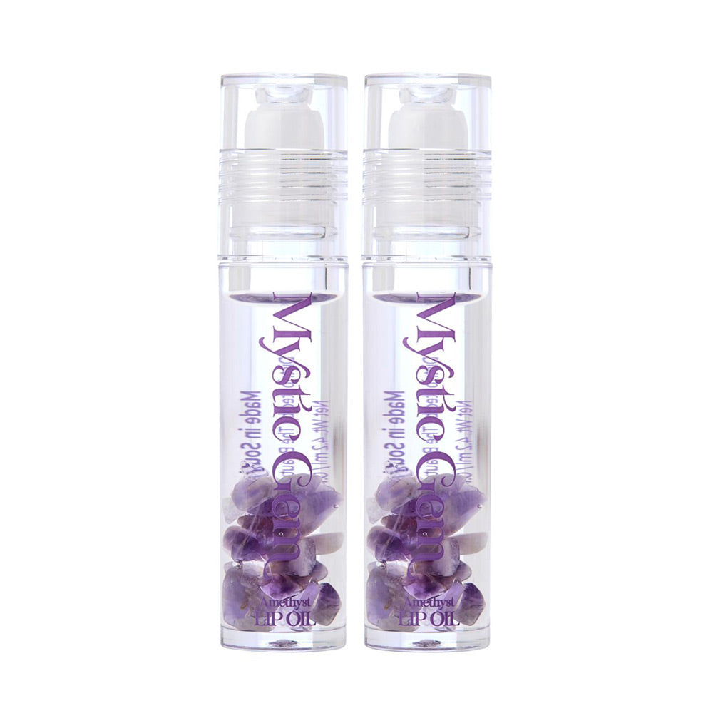 Mystic Gemstone Squalane Amethyst Lip Oil 2-pack