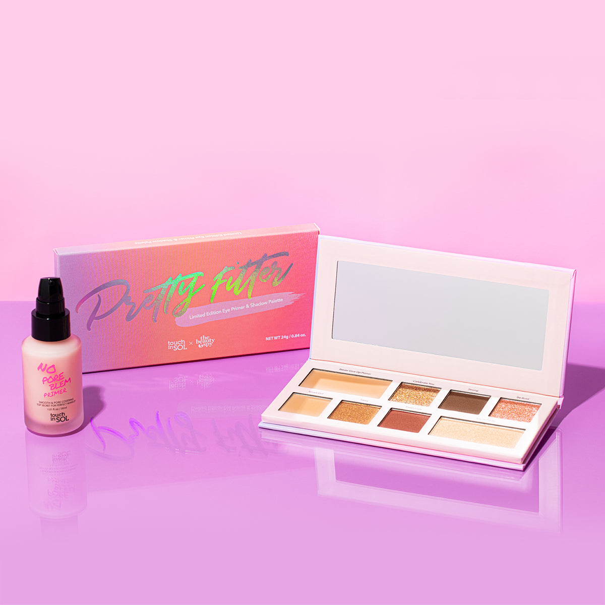 Beauty Spy x Touch in Sol Pretty Filter Eyeshadow Palette Limited Edition
