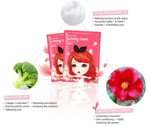 The Orchid Skin Flower Lifting Mask 10 pack